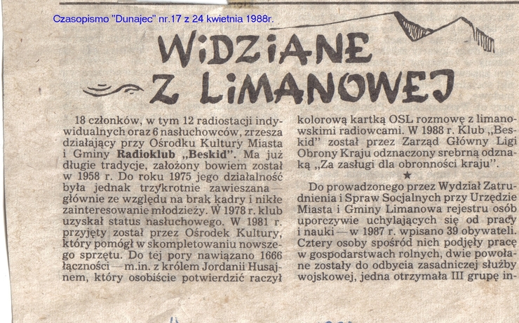 Okruchy historii klubu