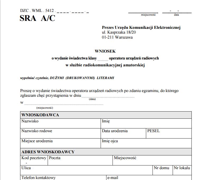 Egzaminy na licencję