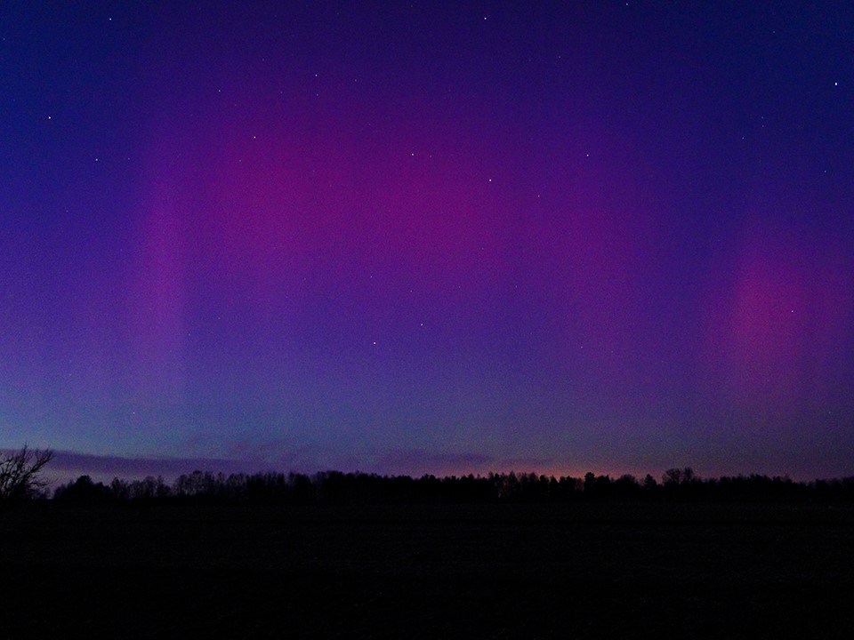 Zorza polarna nad Polską